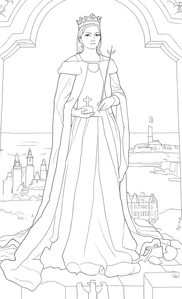 Limitowany pakiet kolorowanek Malbork, dla dzieci w wieku 9–12 lat, 2 tomy (ponad 60 ilustracji).